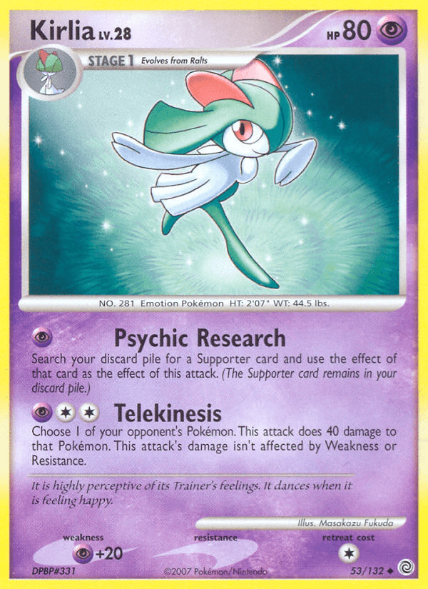 Kirlia (53/132) [Diamond & Pearl: Secret Wonders] - Doe's Cards