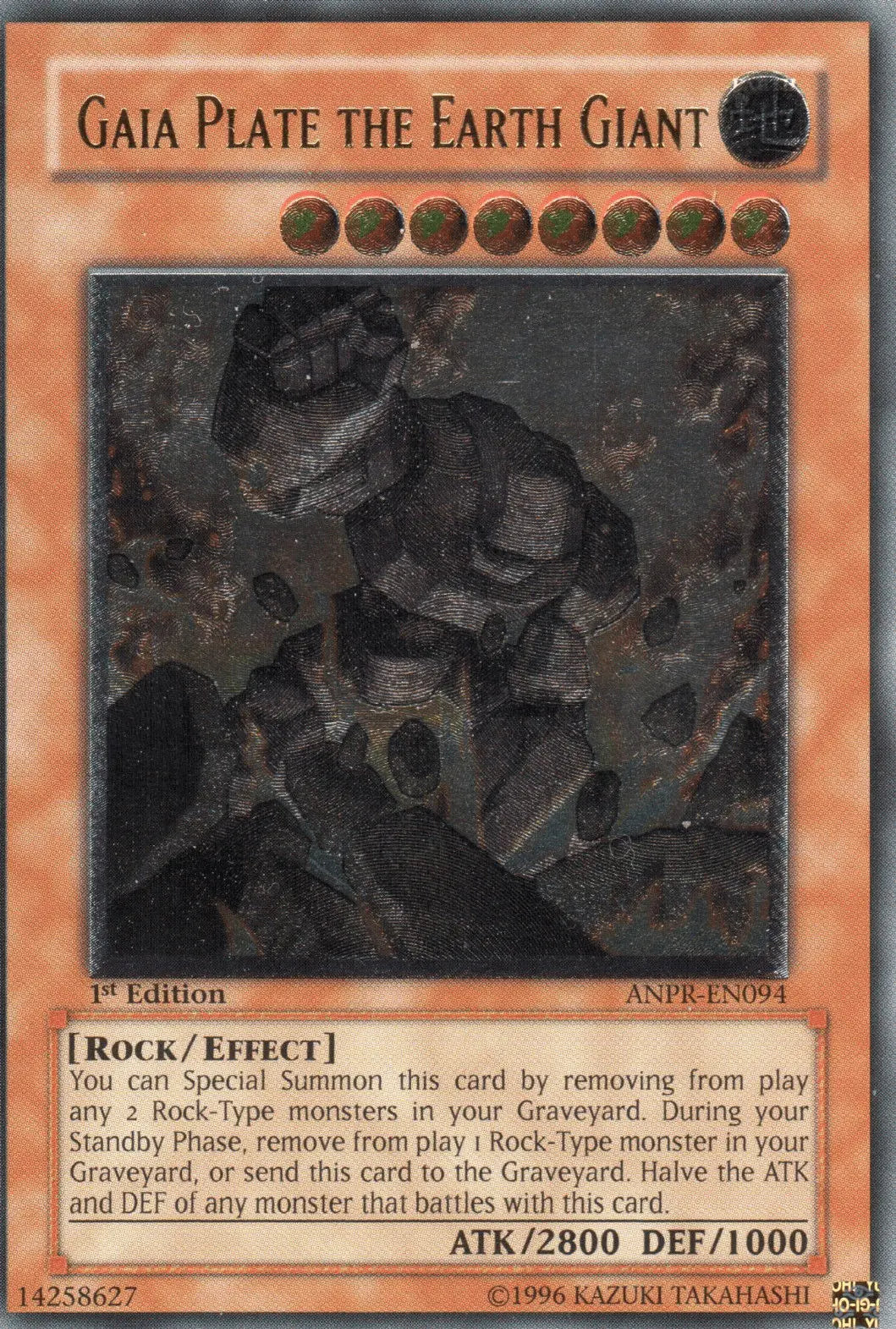 Gaia Plate the Earth Giant (UTR) [ANPR-EN094] Ultimate Rare - Doe's Cards