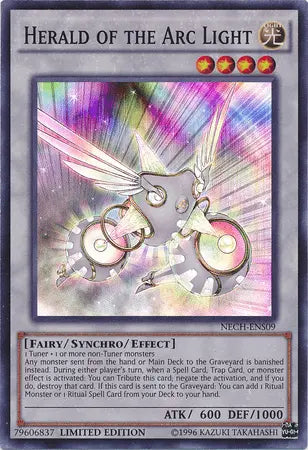 Herald of the Arc Light (SE) [NECH-ENS09] Super Rare - Doe's Cards