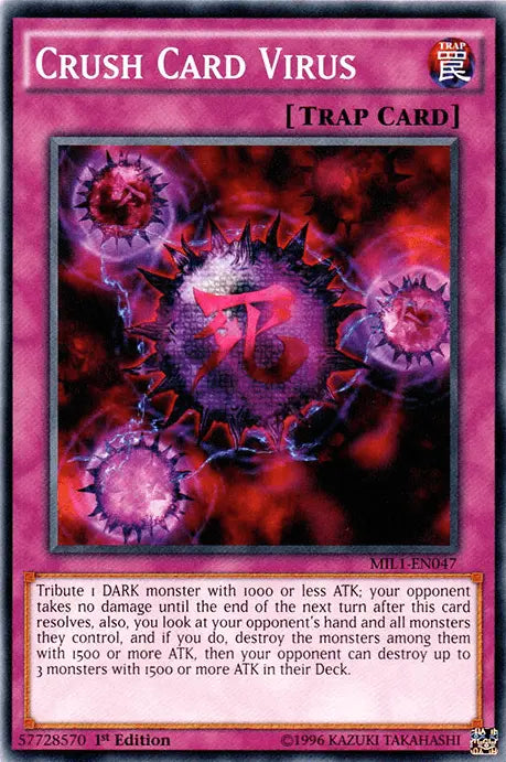 Crush Card Virus [MIL1-EN047] Common - Doe's Cards