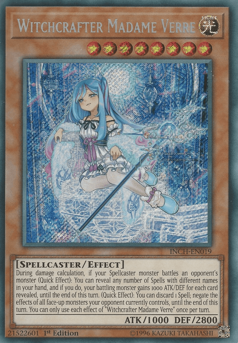 Witchcrafter Madame Verre [INCH-EN019] Secret Rare - Doe's Cards