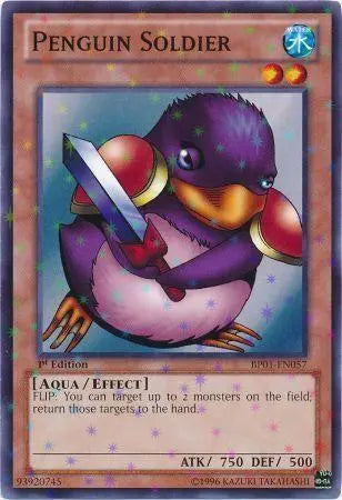 Penguin Soldier [BP01-EN057] Starfoil Rare - Doe's Cards
