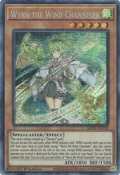 Wynn the Wind Channeler [MP21-EN158] Prismatic Secret Rare - Doe's Cards