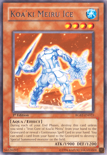 Koa'ki Meiru Ice [RGBT-EN025] Rare - Doe's Cards