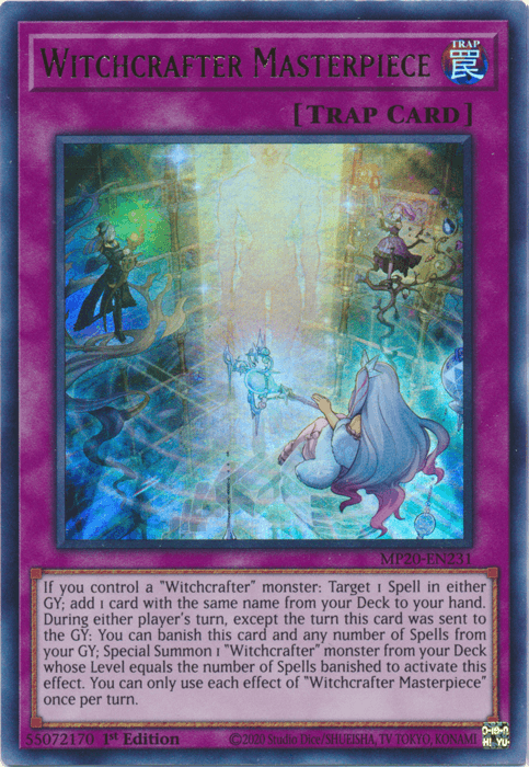 Witchcrafter Masterpiece [MP20-EN231] Ultra Rare - Doe's Cards