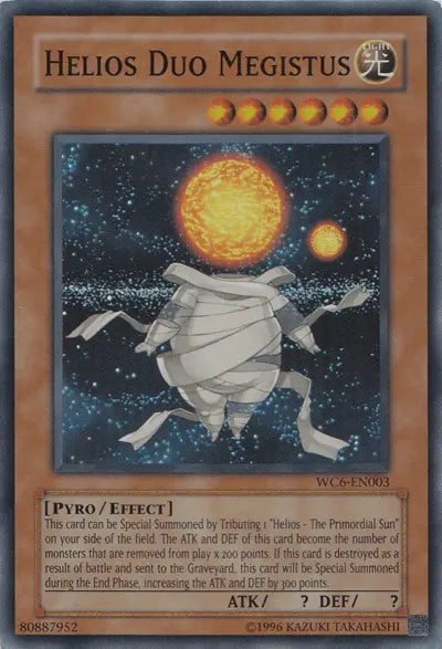 Helios Duo Megistus [WC6-EN003] Super Rare - Doe's Cards
