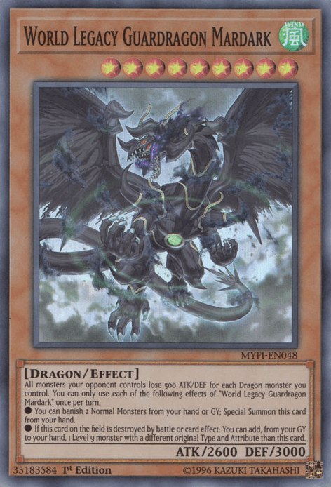 World Legacy Guardragon Mardark [MYFI-EN048] Super Rare - Doe's Cards