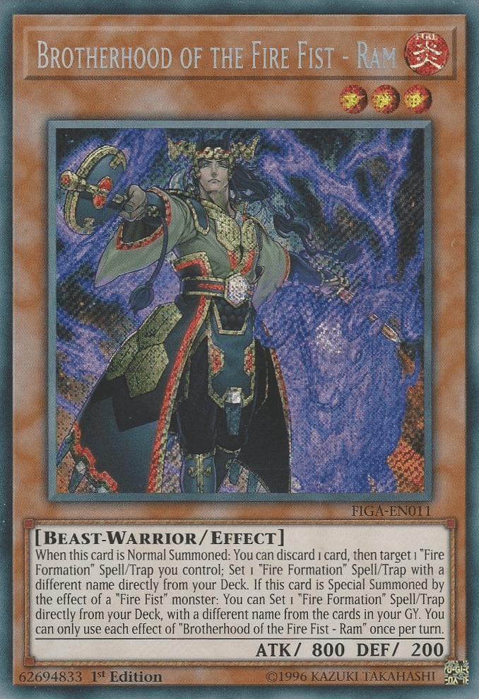 Brotherhood of the Fire Fist - Ram [FIGA-EN011] Secret Rare - Doe's Cards