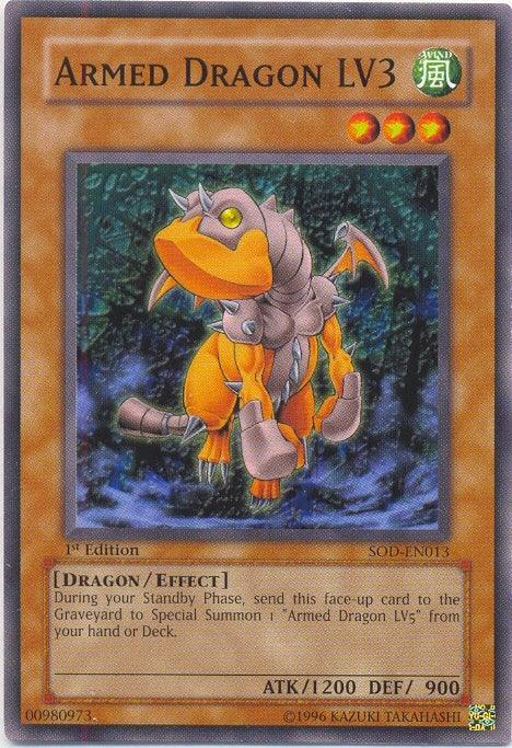 Armed Dragon LV3 [SOD-EN013] Common - Doe's Cards