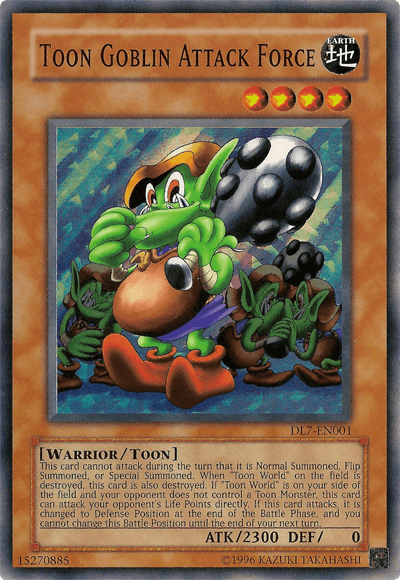 Toon Goblin Attack Force [DL7-EN001] Super Rare - Doe's Cards