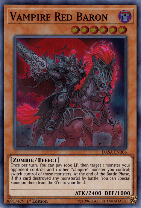 Vampire Red Baron [DASA-EN006] Super Rare - Doe's Cards