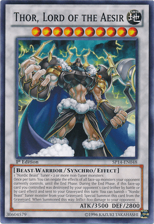 Thor, Lord of the Aesir [SP14-EN048] Common - Doe's Cards