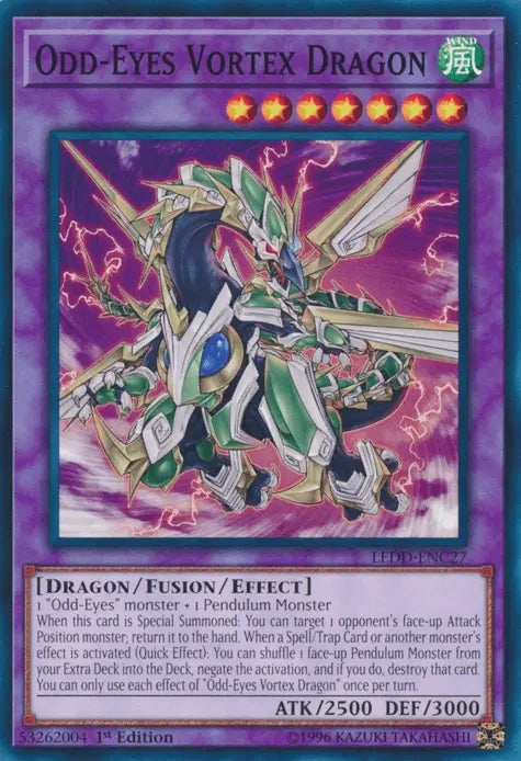 Odd-Eyes Vortex Dragon [LEDD-ENC27] Common - Doe's Cards