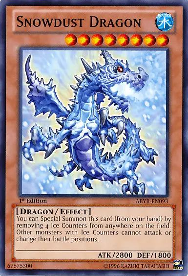 Snowdust Dragon [ABYR-EN093] Common - Doe's Cards
