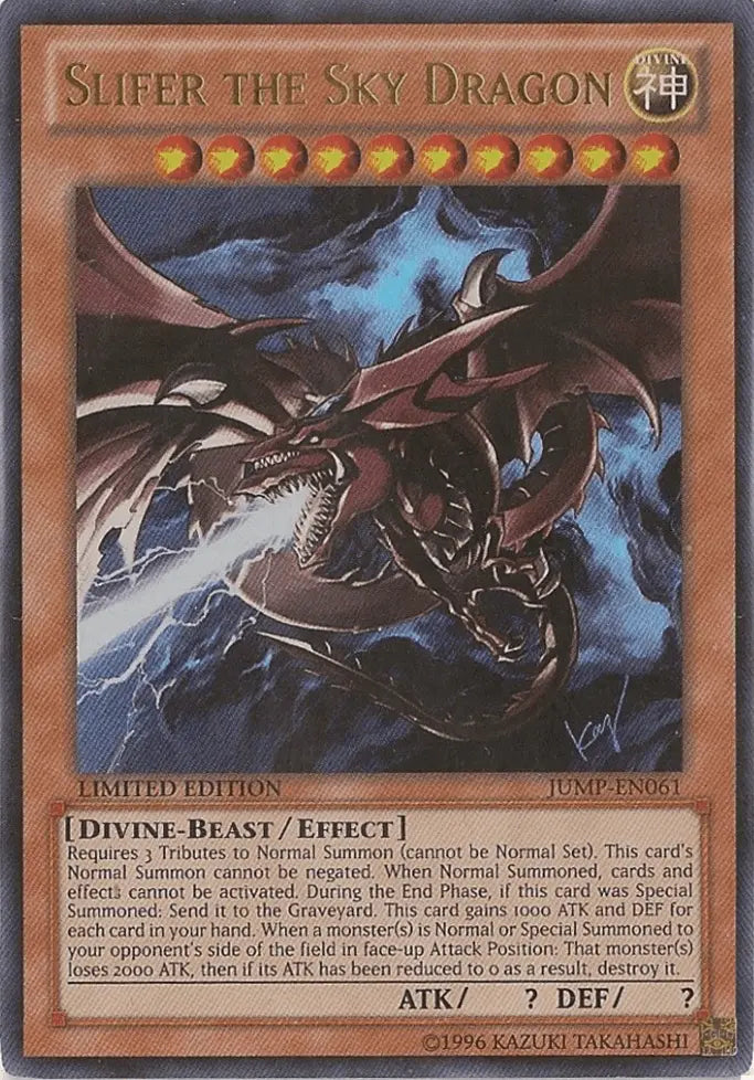Slifer the Sky Dragon [JUMP-EN061] Ultra Rare - Doe's Cards