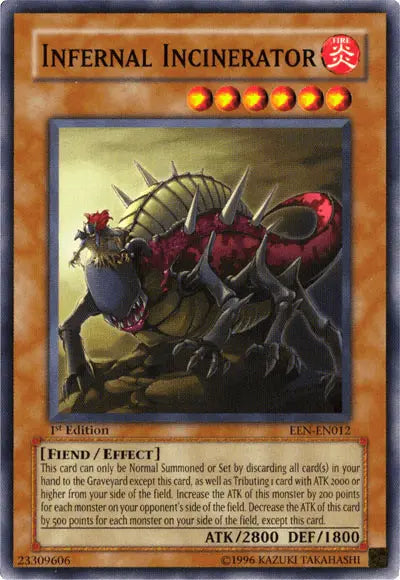 Infernal Incinerator [EEN-EN012] Common - Doe's Cards