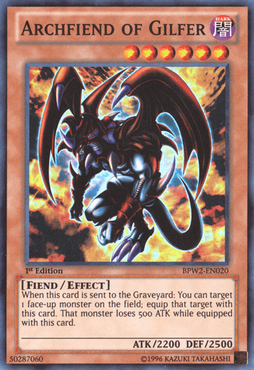 Archfiend of Gilfer [BPW2-EN020] Super Rare - Doe's Cards