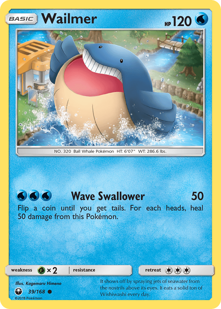 Wailmer (39/168) [Sun & Moon: Celestial Storm] - Doe's Cards