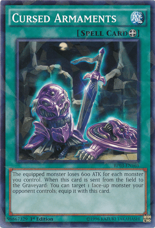 Cursed Armaments [BP03-EN169] Shatterfoil Rare - Doe's Cards