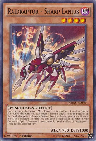 Raidraptor - Sharp Lanius [CROS-EN016] Common - Doe's Cards