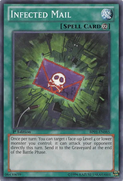 Infected Mail [BP01-EN085] Common - Doe's Cards
