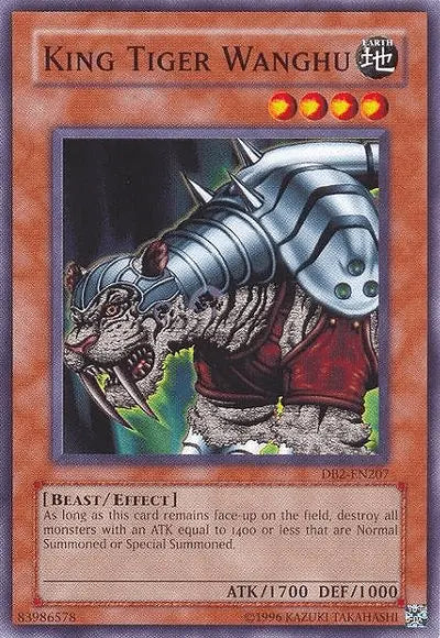 King Tiger Wanghu [DB2-EN207] Common - Doe's Cards