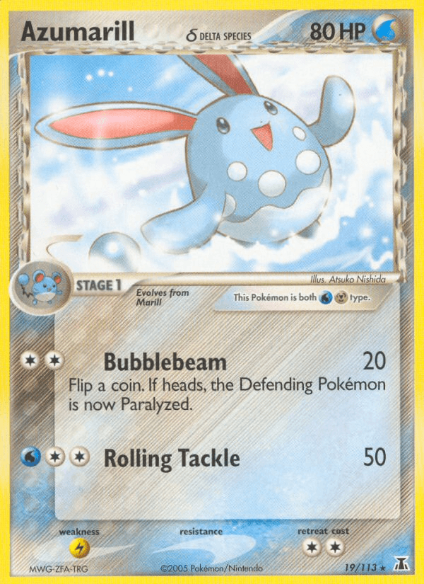 Azumarill (19/113) (Delta Species) [EX: Delta Species] - Doe's Cards