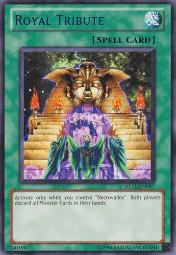 Royal Tribute (Blue) [DL11-EN017] Rare - Doe's Cards