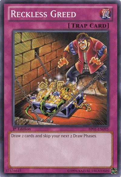 Reckless Greed [BP01-EN095] Common - Doe's Cards