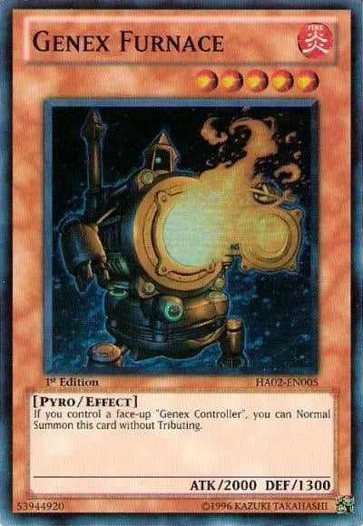 Genex Furnace [HA02-EN005] Super Rare - Doe's Cards
