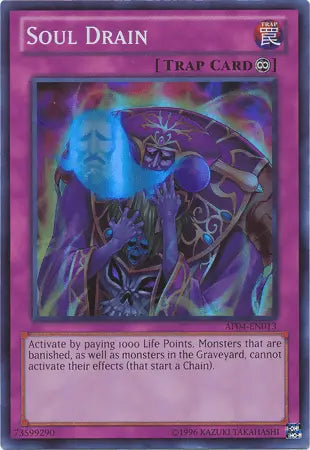 Soul Drain [AP04-EN013] Super Rare - Doe's Cards