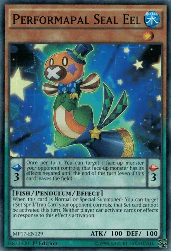 Performapal Seal Eel [MP17-EN129] Common - Doe's Cards