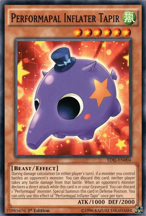 Performapal Inflater Tapir [TDIL-EN004] Common - Doe's Cards