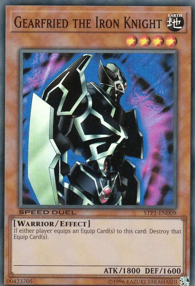 Gearfried the Iron Knight [STP1-EN009] Super Rare - Doe's Cards