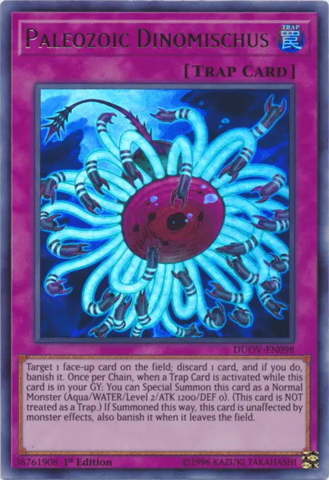 Paleozoic Dinomischus [DUOV-EN098] Ultra Rare - Doe's Cards