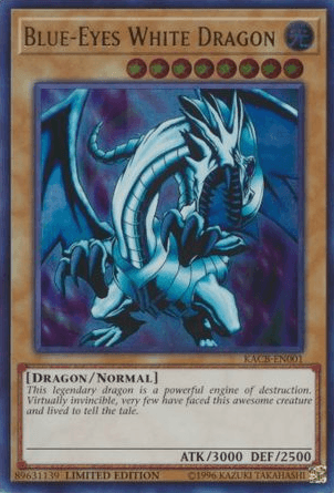 Blue-Eyes White Dragon (Oversized) [KACB-EN001] Promo - Doe's Cards