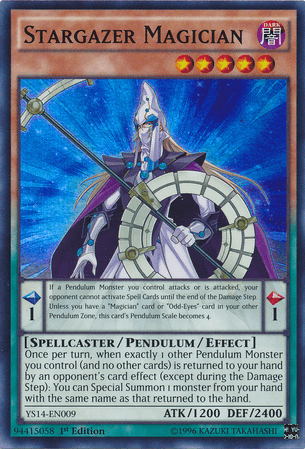 Stargazer Magician [YS14-EN009] Super Rare - Doe's Cards