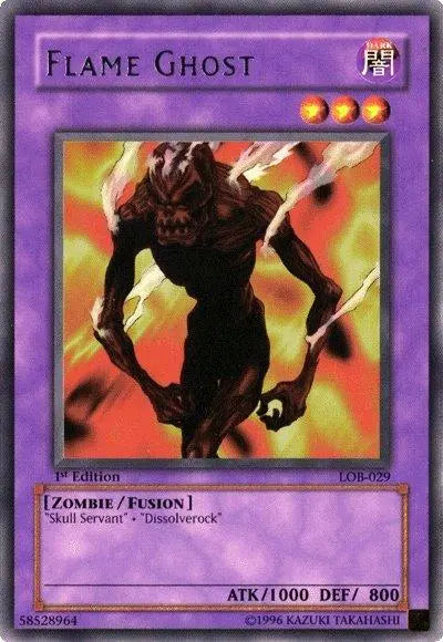 Flame Ghost [LOB-029] Rare - Doe's Cards