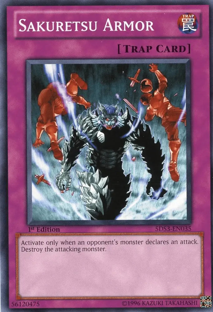 Sakuretsu Armor [5DS3-EN035] Common - Doe's Cards