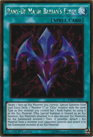 Rank-Up-Magic Barian's Force [PGL2-EN058] Gold Rare - Doe's Cards