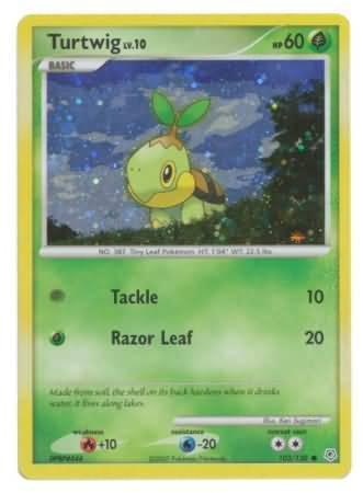 Turtwig (103/130) (Cosmos Holofoil) [Diamond & Pearl: Base Set] - Doe's Cards