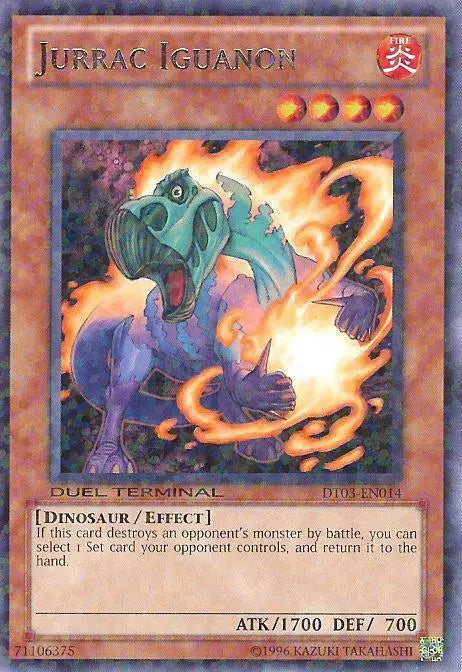 Jurrac Iguanon [DT03-EN014] Rare - Doe's Cards