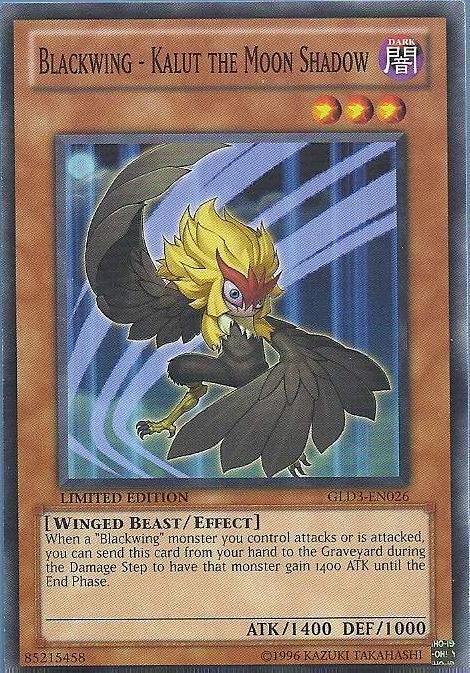 Blackwing - Kalut the Moon Shadow [GLD3-EN026] Common - Doe's Cards