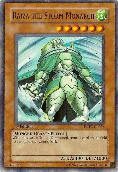 Raiza the Storm Monarch [FOTB-EN026] Super Rare - Doe's Cards