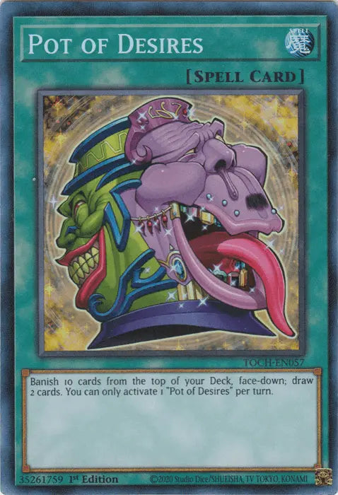 Pot of Desires [TOCH-EN057] Collector's Rare - Doe's Cards