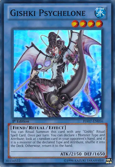 Gishki Psychelone [HA07-EN056] Super Rare - Doe's Cards