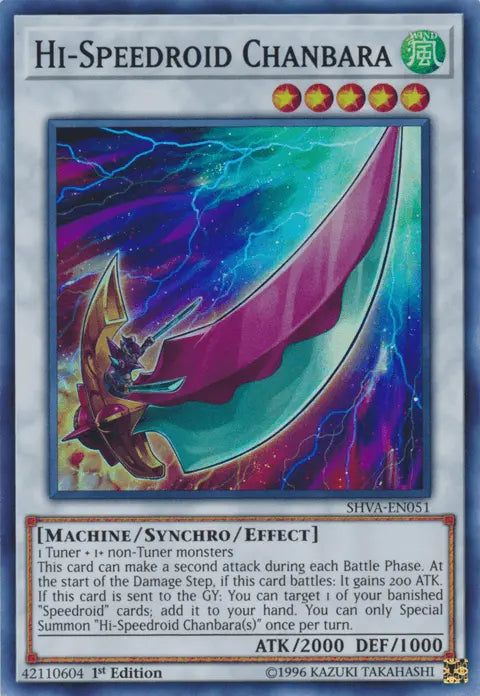 Hi-Speedroid Chanbara [SHVA-EN051] Super Rare - Doe's Cards