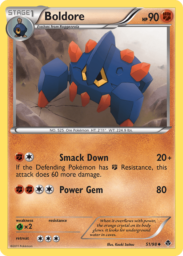 Boldore (51/98) [Black & White: Emerging Powers] - Doe's Cards