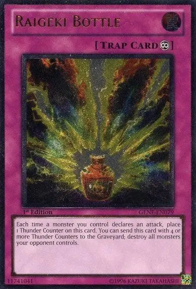 Raigeki Bottle [GENF-EN079] Ultimate Rare - Doe's Cards