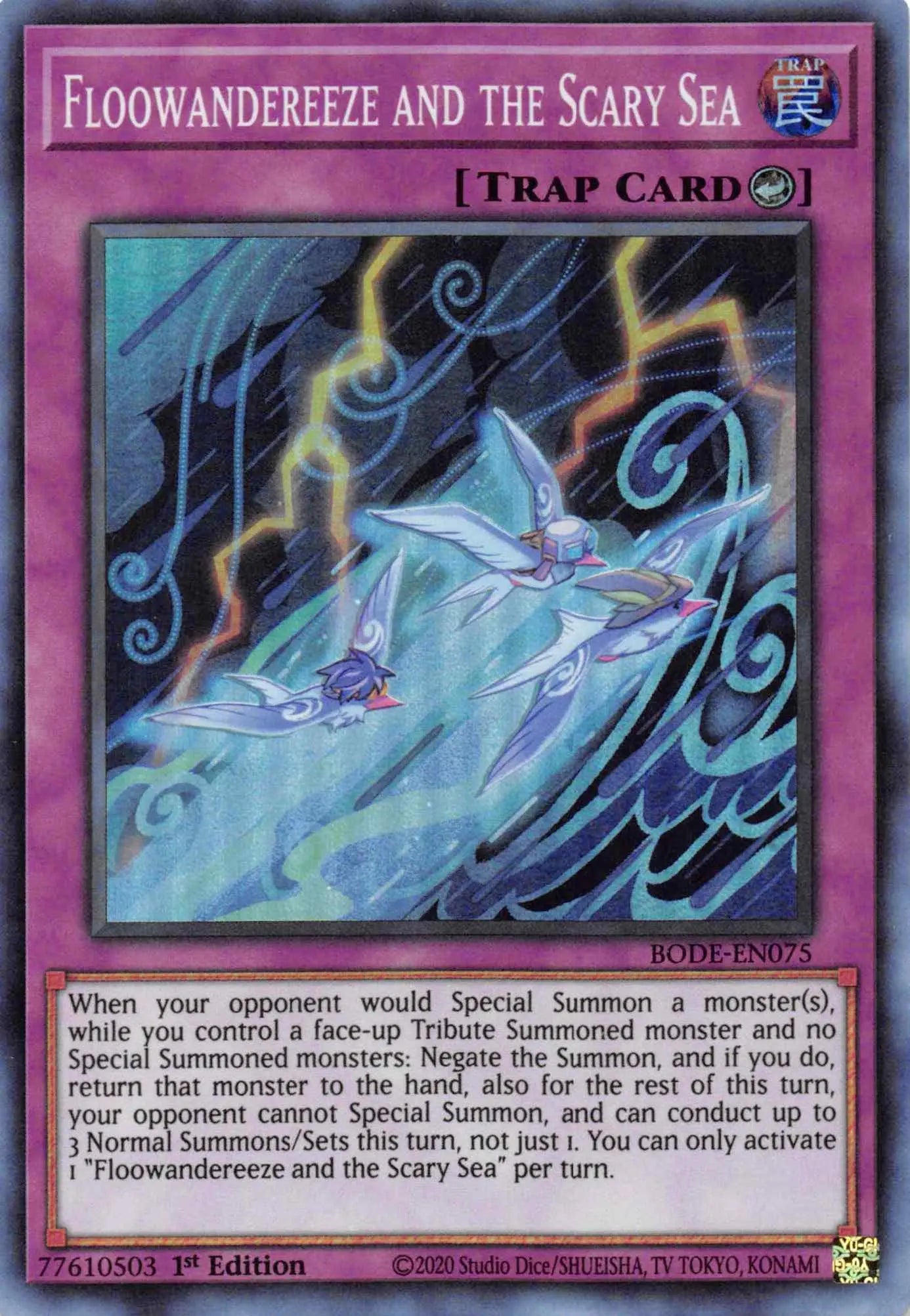 Floowandereeze and the Scary Sea [BODE-EN075] Super Rare - Doe's Cards